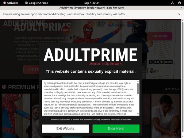 Adultprime Exit Discount