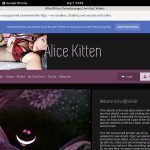 Alice Kitten Epoch Page