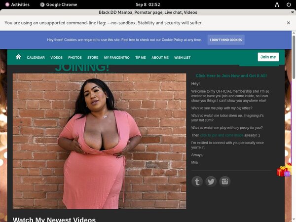 Black DD Mamba Working Password