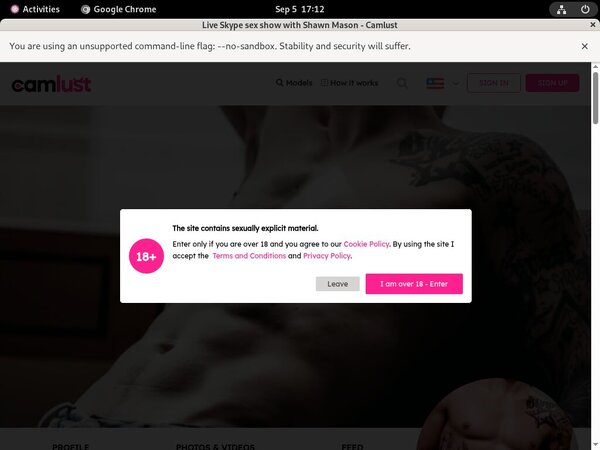Camlust.com Promo Link Code