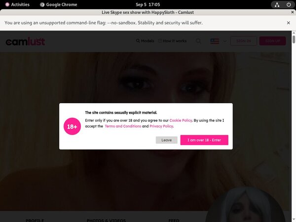 Camlust.com Promotion