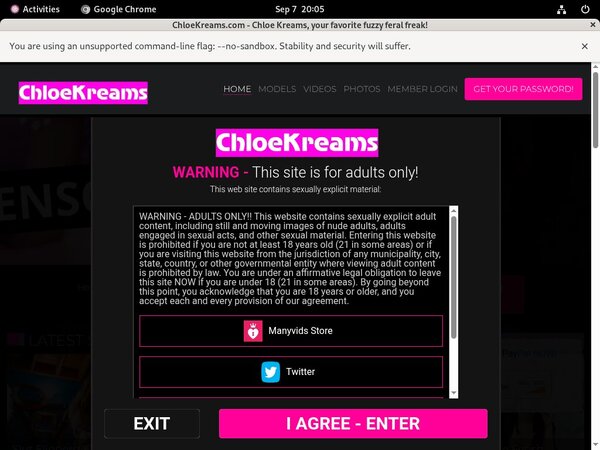 Chloe Kreams Free Trial Special