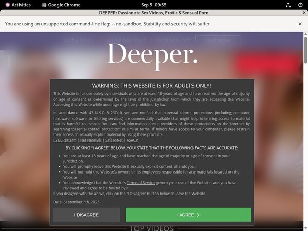 Deeper Free Trial Promotion