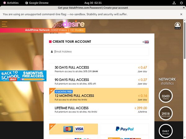 Digital Desire Password Generator