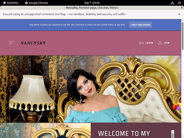 Free Account For Nancysky.modelcentro.com