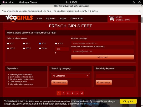 Free FRENCH GIRLS FEET Scenes