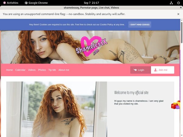 Free Shamelessxy Discount Offer