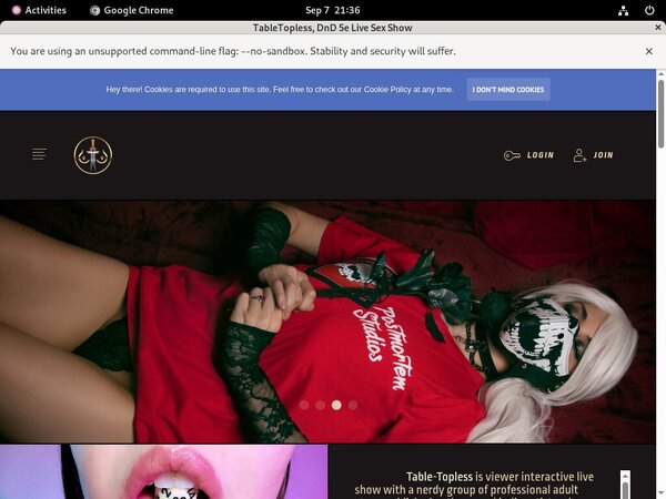 Free TableTopless Passwords