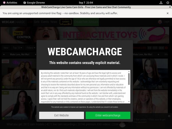 Free Webcam Charge Acc