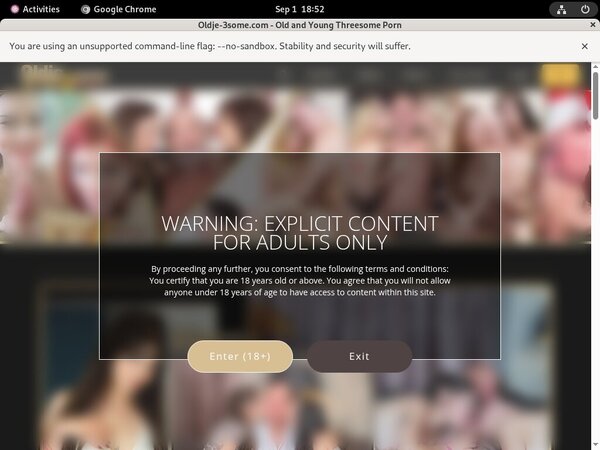 Free Working Oldje3some Accounts