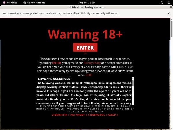 Hotgoldxxx Signup Form