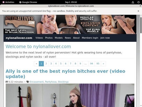Nylon All Over Men
