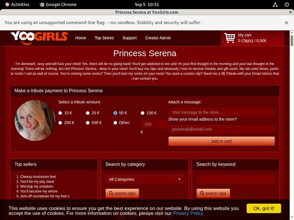[Image: Princess-Serena-Recent.jpg]