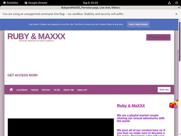 Rubyandmaxxx.modelcentro.com Join By Check