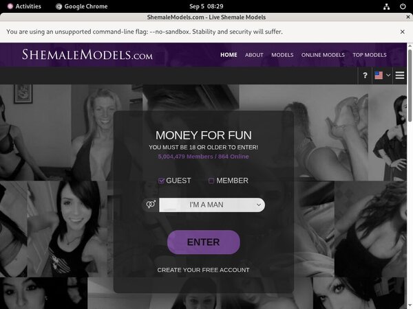 Shemale Models Discount (SAVE 50%)