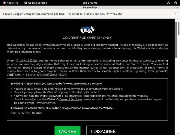 Twinkyfeet.com By SMS