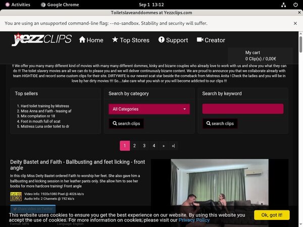 Yezzclips.com Verotel