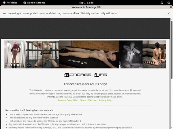 Bondage Life Limited Time Discount