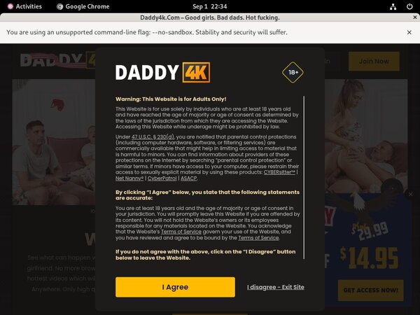 Daddy4k.com Paysite Passwords
