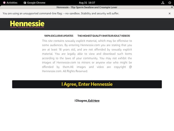 Hennessie Parola D'ordine