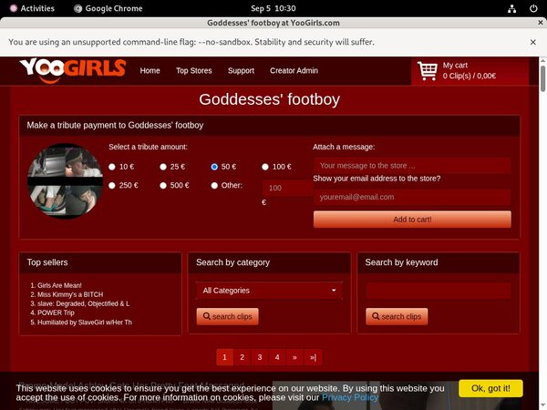 Membership Discount Goddessesfootboy