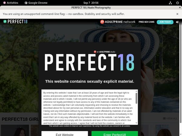 Perfect 18 Username Password