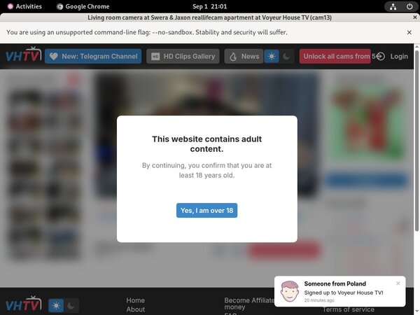 Voyeurhouse Free Trial Login