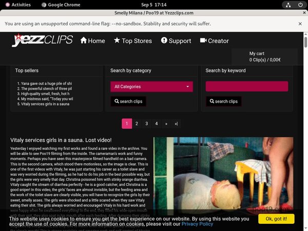 Yezzclips.com Accounts Passwords