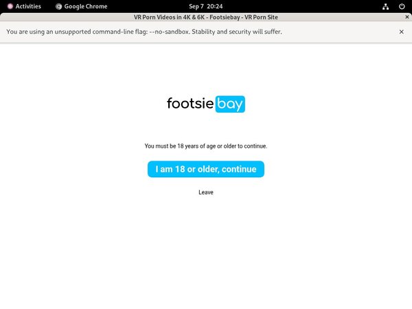 Footsie Bay Using Discount