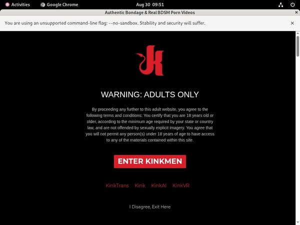 Free Kinkmen.com Membership