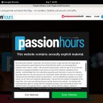 Passion Hours Discount Offer 2018